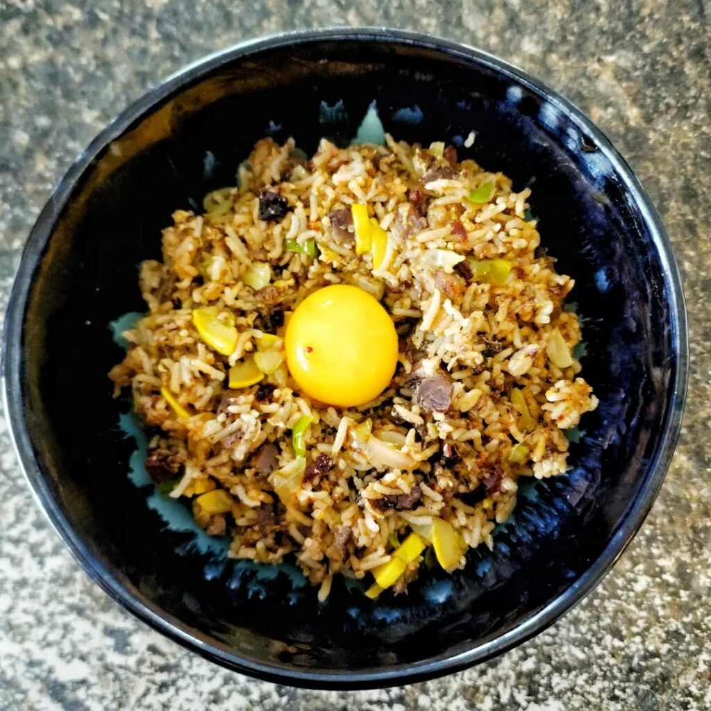 Spicy Chopped Brisket Fried Rice corretced