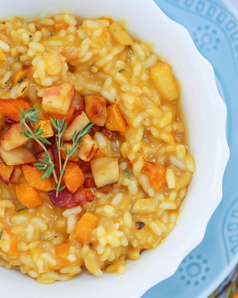 9 Easy Fall Apple Dinners 6 apple squash risotto corrected