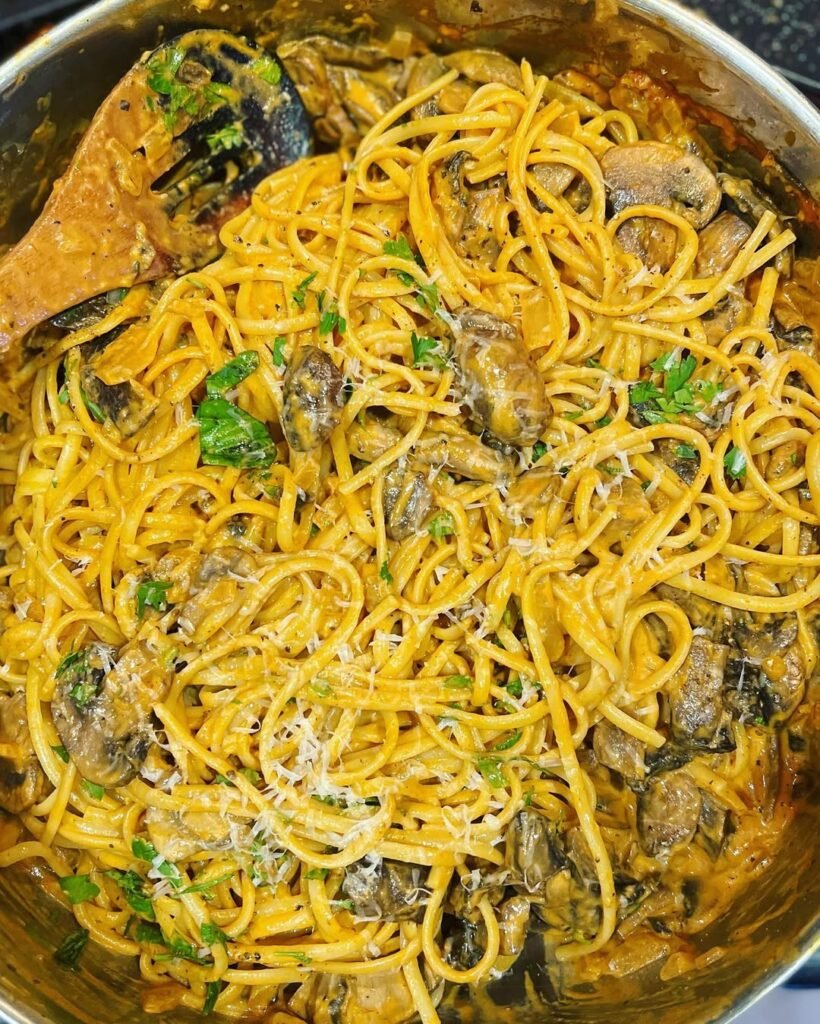 mushroom and sage pasta corrected