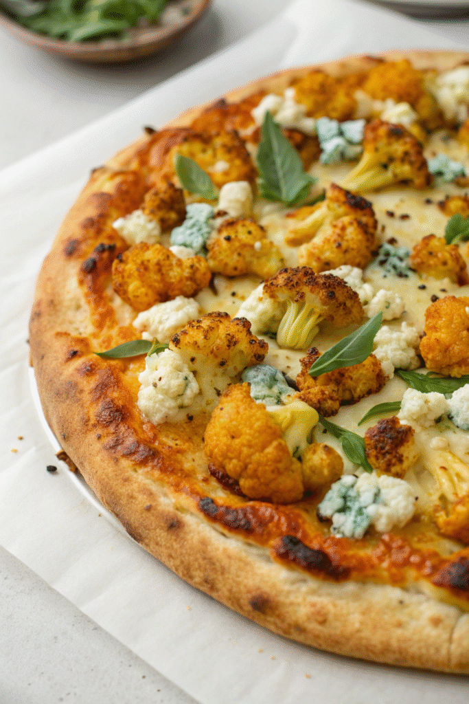 BUFFALO CAULIFLOWER PIZZA CORRECTED