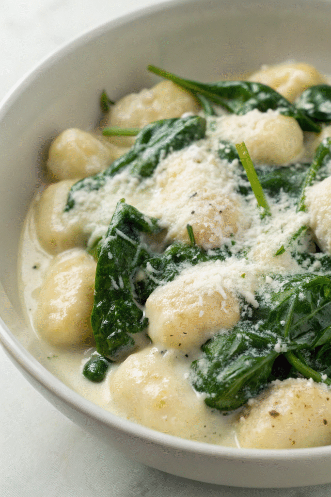 10 Irresistible Gnocchi Dinner Recipes You Must Try 8 Creamy Spinach and Ricotta Gnocchi corrected