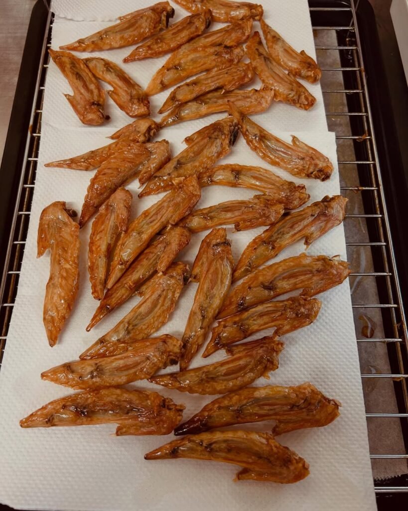 Crispy chicken jerky corrected