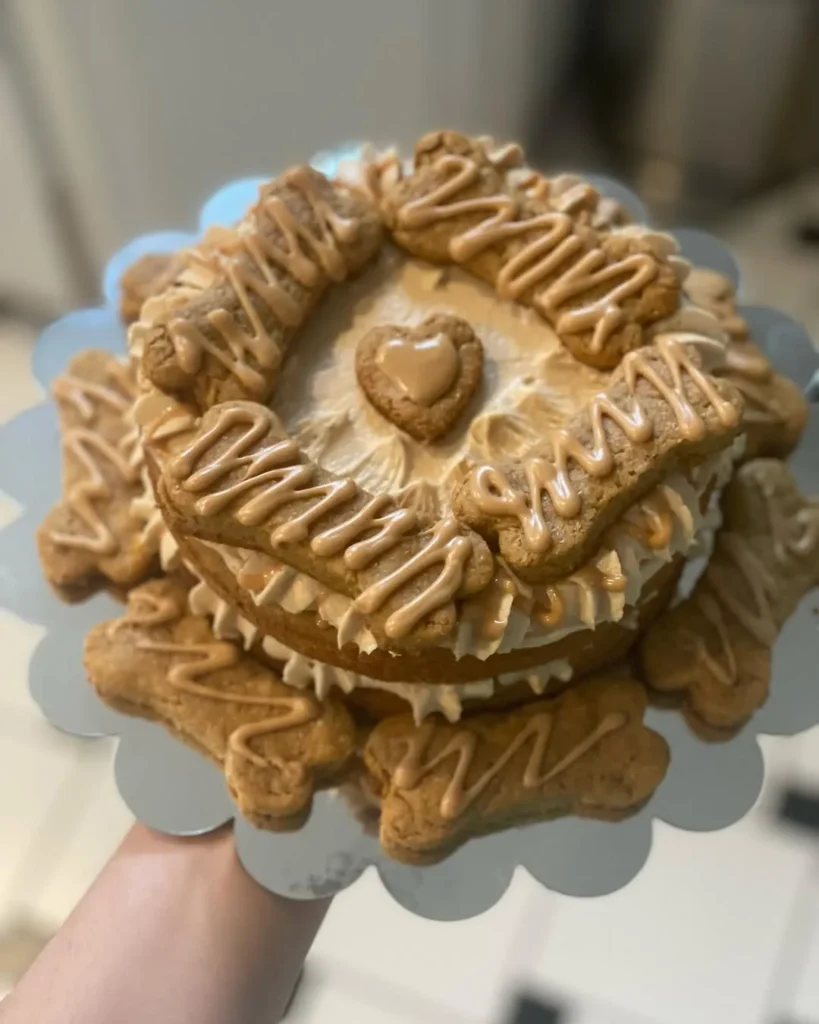 Homemade Peanut Butter Dog Cake 2 My