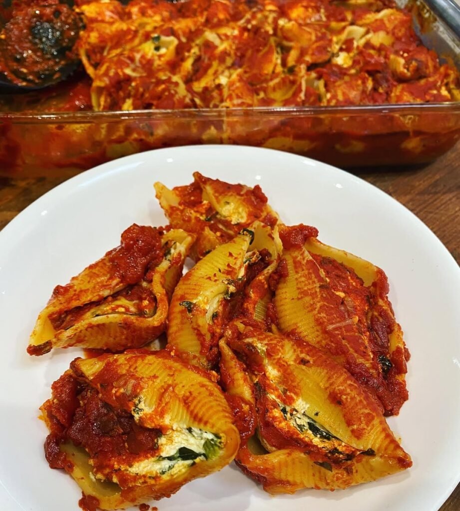 10 Delicious Vegetarian Pasta Recipes to Savor 6 Ricotta and spinach conchiglie shells corrected