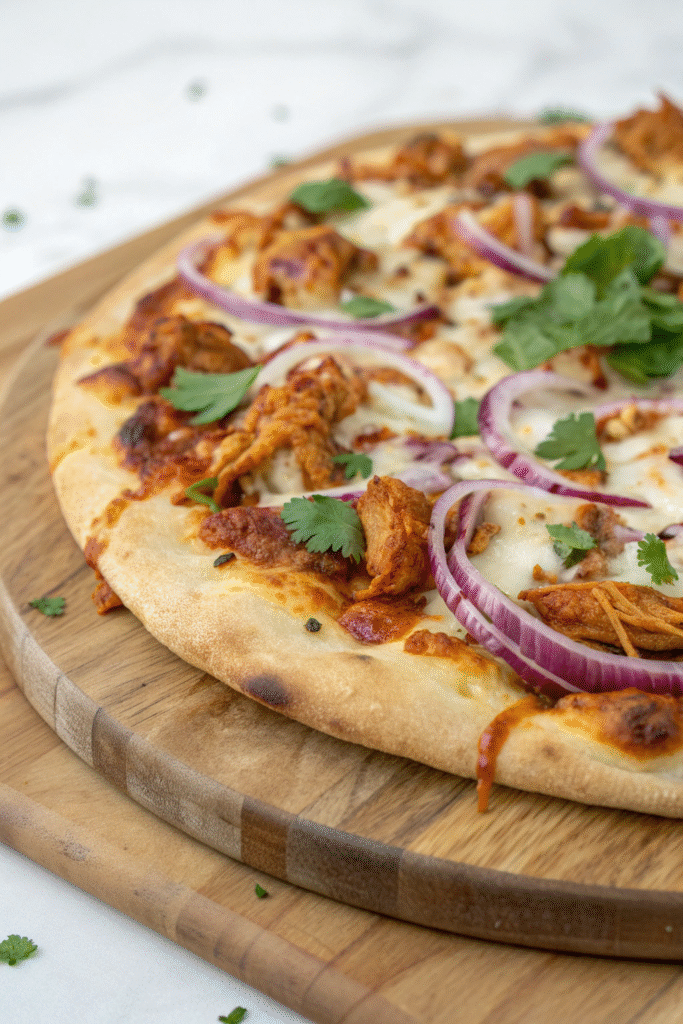 A delicious pizza topped with spicy sausage, colorful bell peppers, and melted cheese.