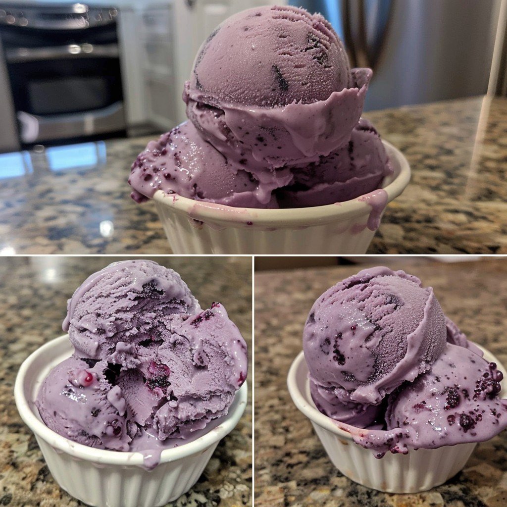 4 Frozen Dog Treats With Blueberries 2 Yogurt Blueberry Swirl Bites on a plate with fresh blueberries