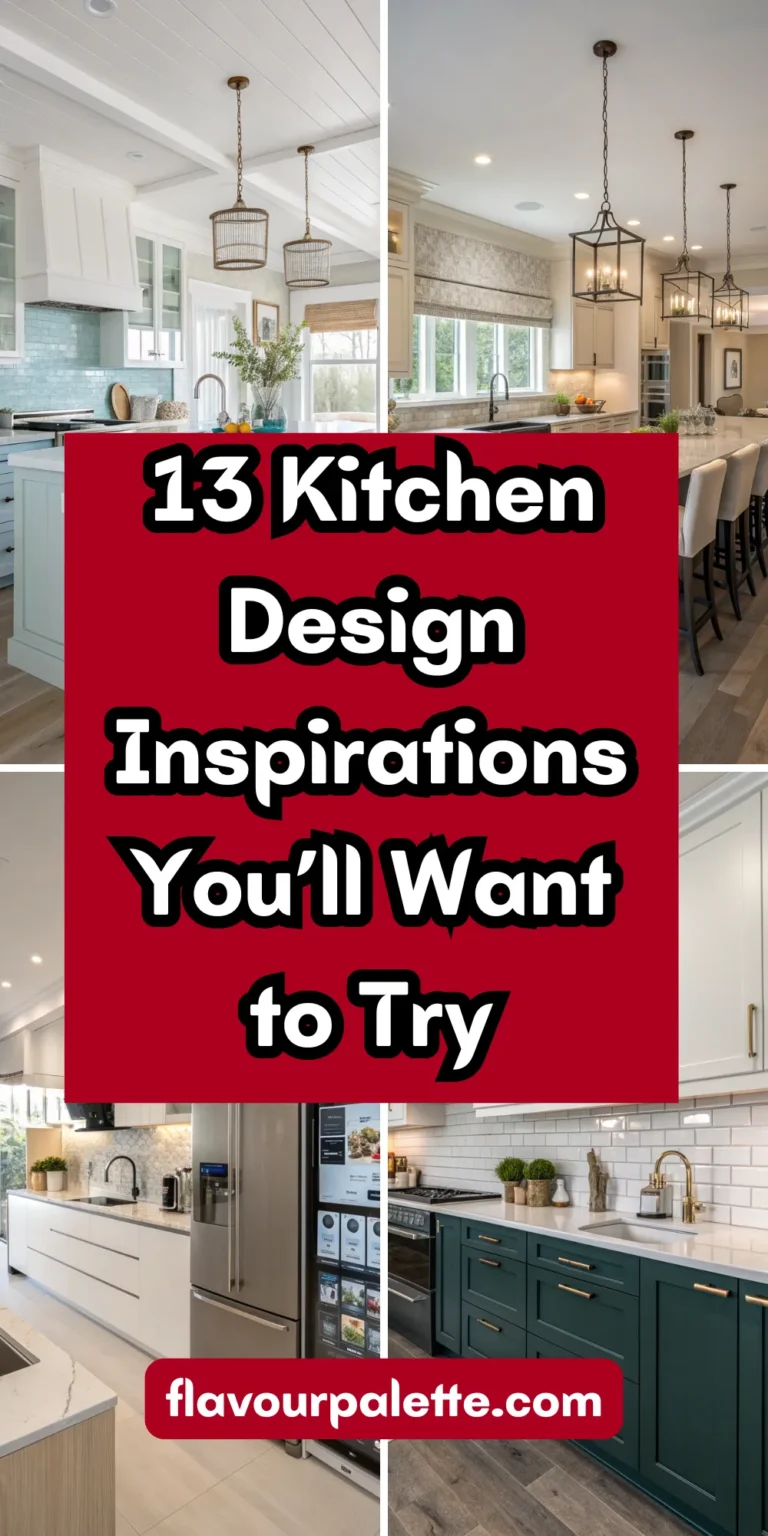 13 Kitchen Design Inspirations You’ll Want to Try