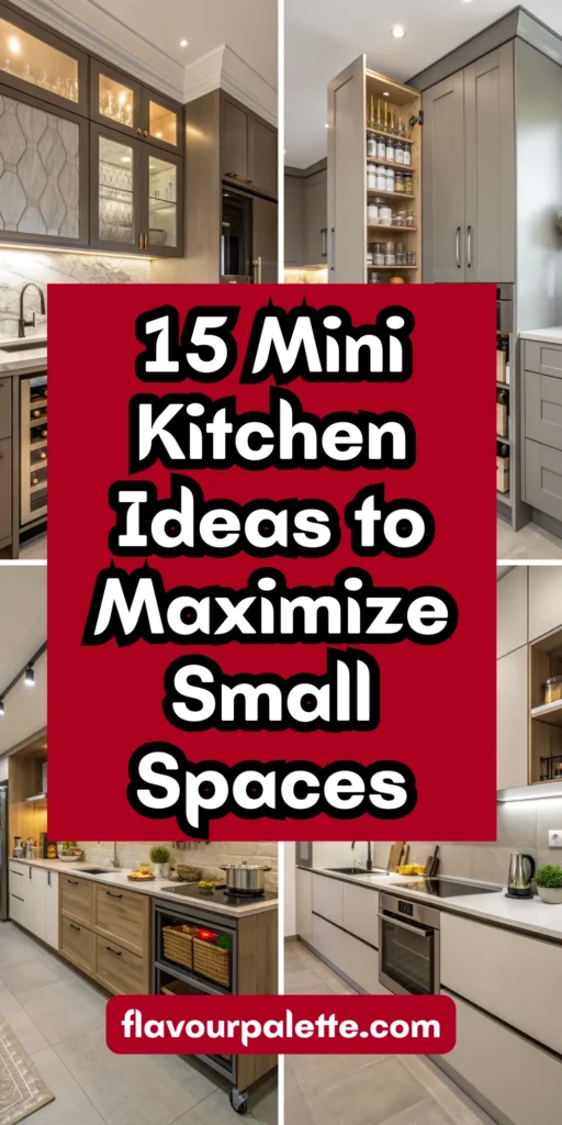 15 Stylish Mini Kitchen Ideas to Maximize Small Spaces 1 12 3