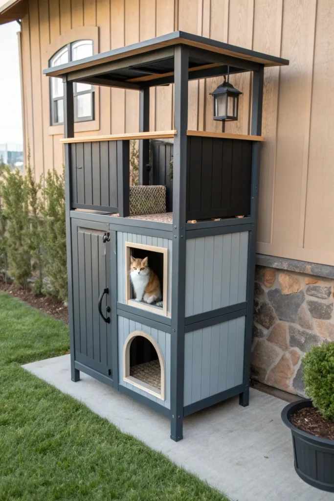 15 Outdoor Cat Shelter Designs That Keep Your Feline Cozy 5 IP4