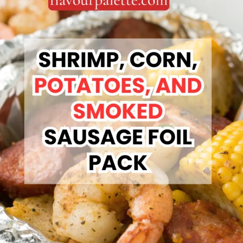 Shrimp, Corn, Potatoes, and Smoked Sausage Foil Pack 3 Lemon 1 1