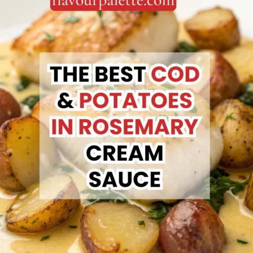 The Best Cod & Potatoes in Rosemary Cream Sauce 3 Lemon 3 1