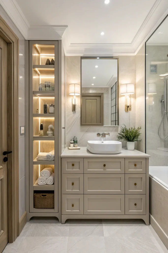 14 Full Small Bathroom Designs That Feel Spacious & Stylish 13 MB12