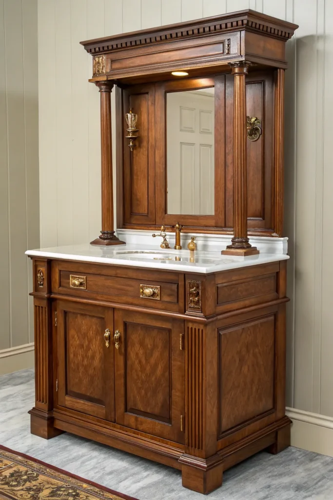 14 Best Natural Wood Bathroom Vanity Ideas for a Warm, Organic Look 13 RB12