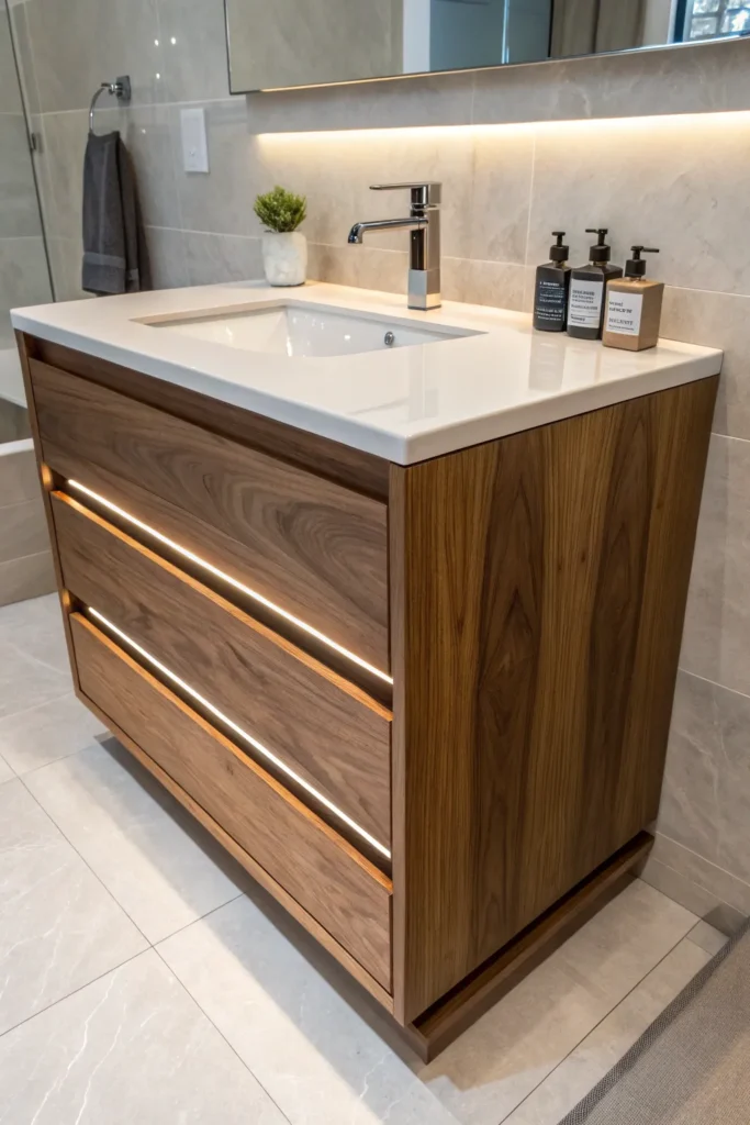 14 Best Natural Wood Bathroom Vanity Ideas for a Warm, Organic Look 4 RB3