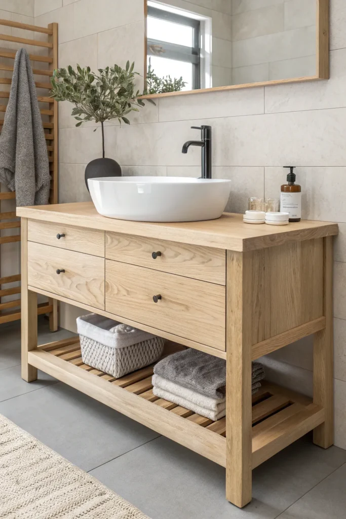 14 Best Natural Wood Bathroom Vanity Ideas for a Warm, Organic Look 6 RB5