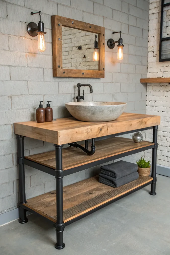 14 Best Natural Wood Bathroom Vanity Ideas for a Warm, Organic Look 7 RB6