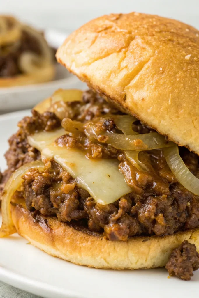 Irresistible French Onion Beef Sloppy Joes 2 keep 1 1