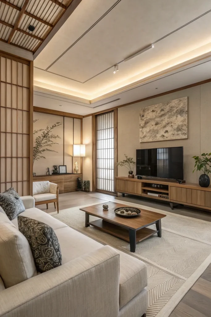 17 Luxurious Japandi Living Room Design Ideas 2 nh 1