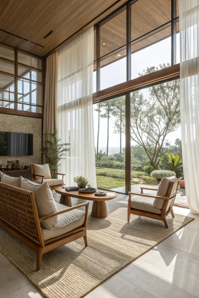 17 Luxurious Japandi Living Room Design Ideas 16 nh 15