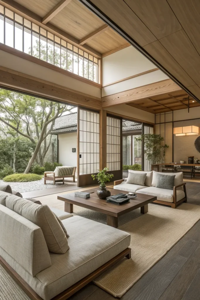 17 Luxurious Japandi Living Room Design Ideas 3 nh 2