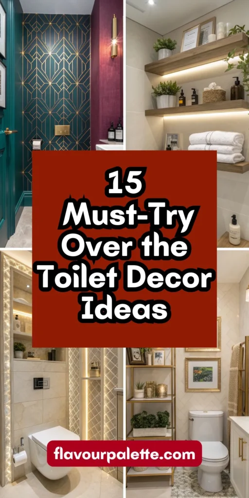 15 Must-Try Over-the-Toilet Decor Ideas to Refresh Your Bathroom 1 12 2 2