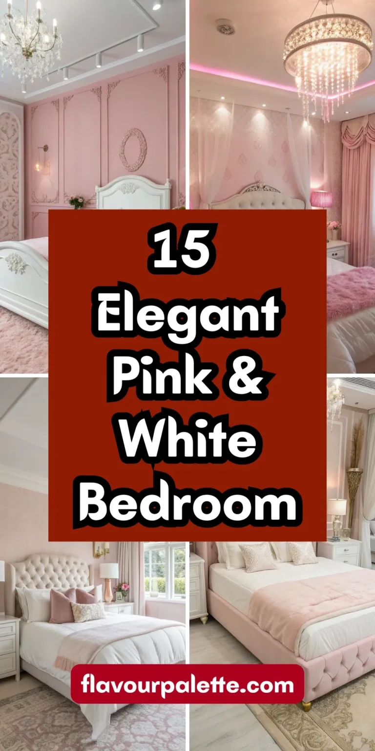 15 Elegant Pink & White Bedroom Soft, Dreamy Decor Ideas
