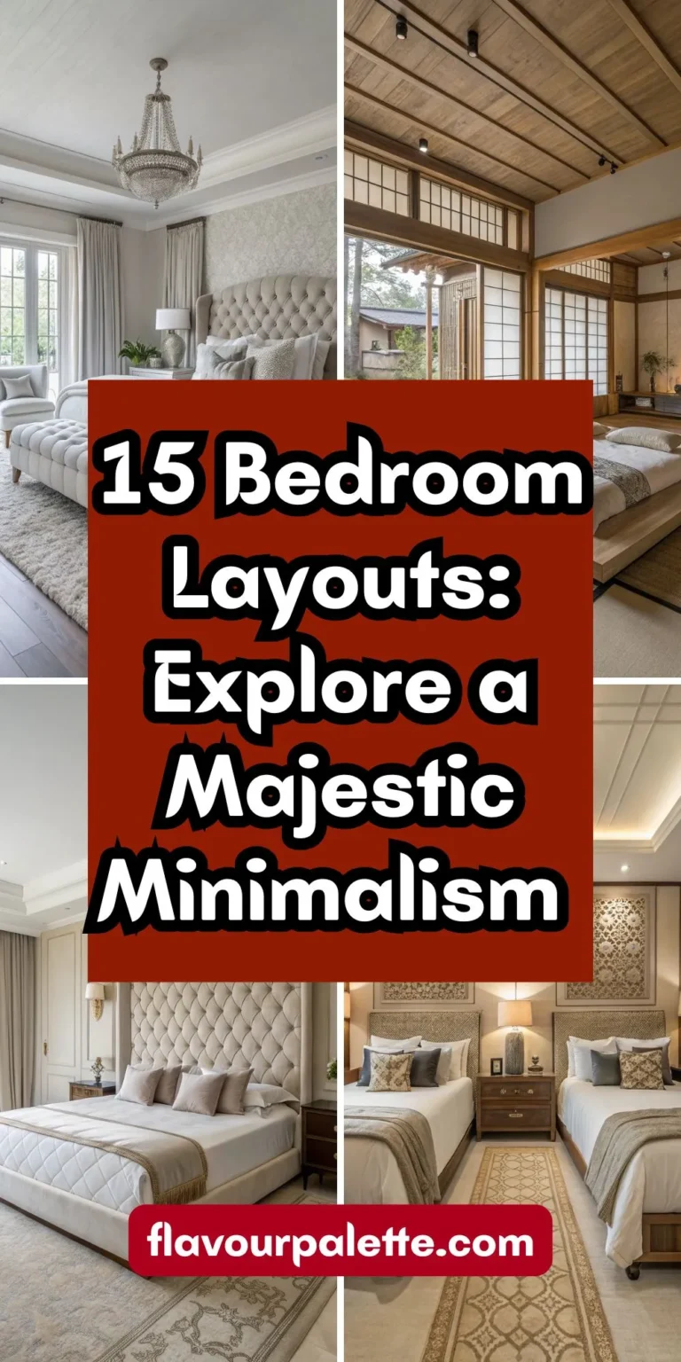 15 Bedroom Layouts: Explore a Majestic Minimalism (Concept Interiors)