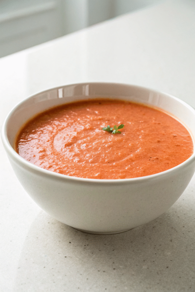 Chilled Gazpacho with Fresh Vegetables corrected