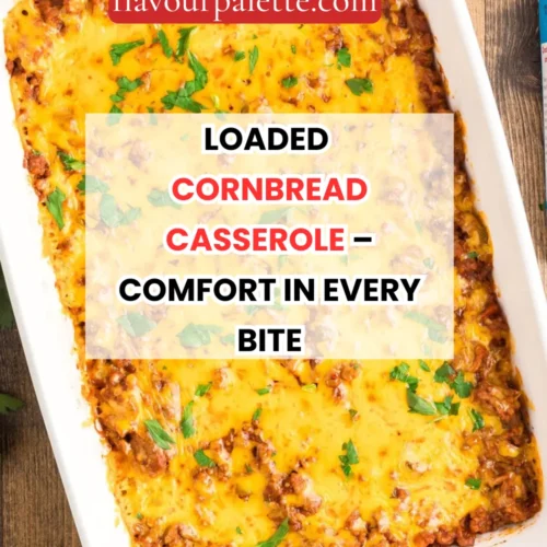 Loaded Cornbread Casserole – Comfort in Every Bite 3 Lemon 1 1