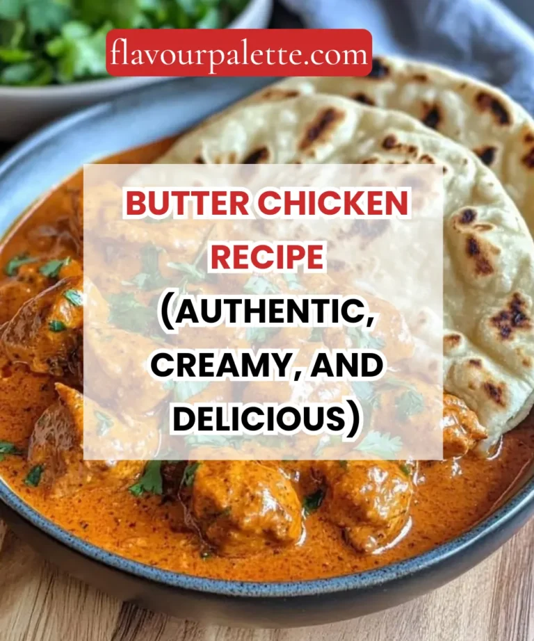 Butter Chicken Recipe (Authentic, Creamy, and Delicious)