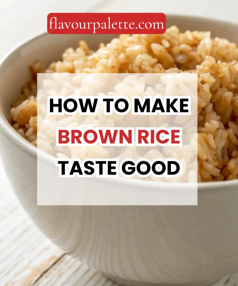 How to Make Brown Rice Taste Good
