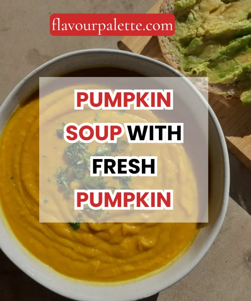 Pumpkin Soup with Fresh Pumpkin 1 Lemon 4
