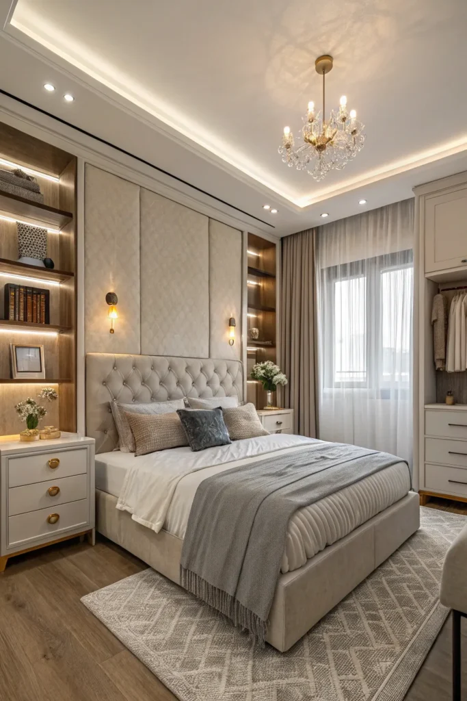 15 Chic Small Bedroom Ideas to Maximize Space and Style 3 MS 2