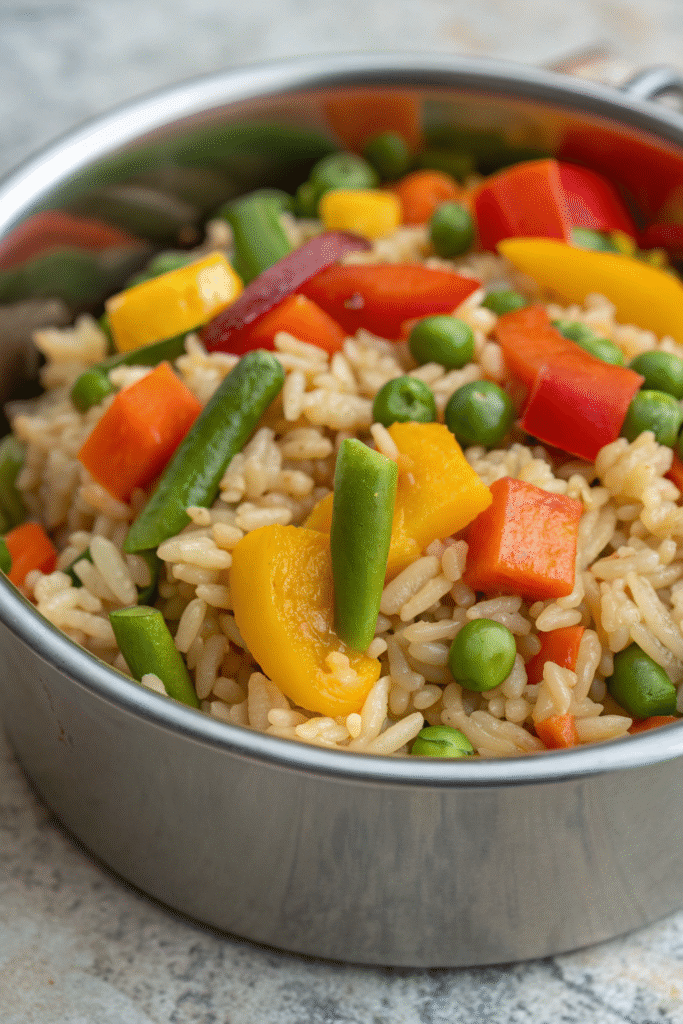 Rice and Veggie Stir Fry corrected