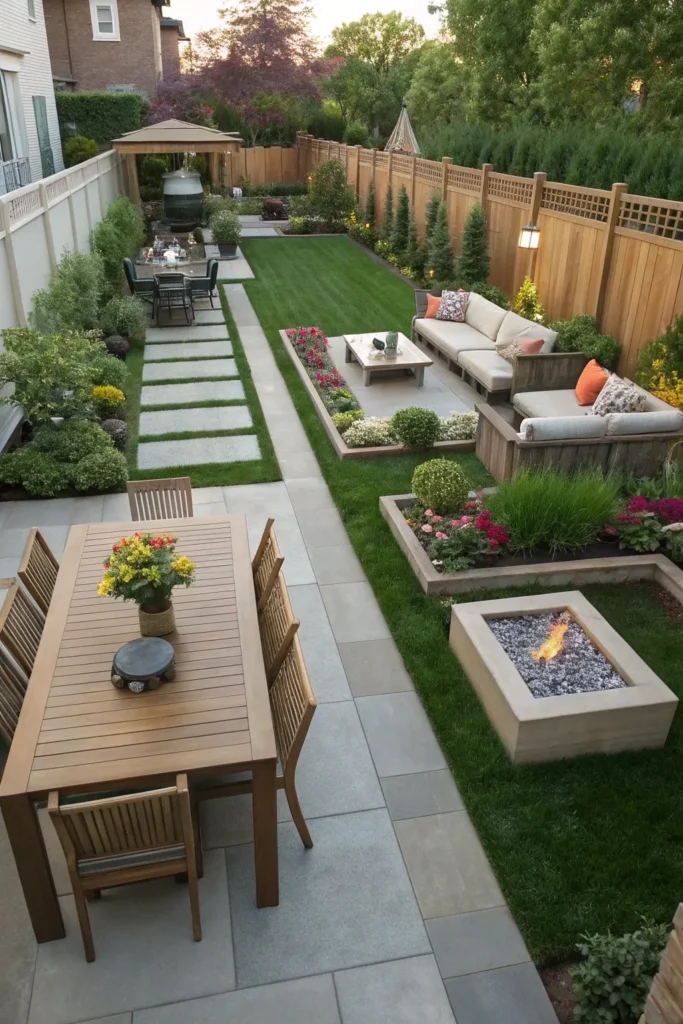 15 Creative Ideas for a Long Narrow Backyard 1 bs 1