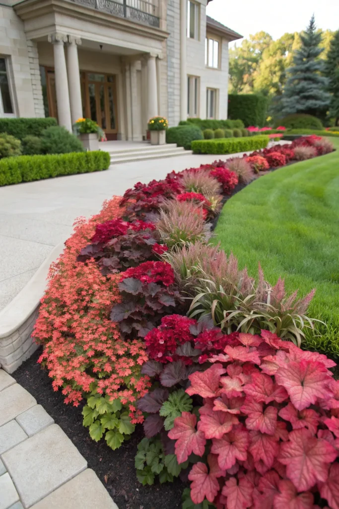 15 Coral Bells Landscaping Ideas for Front Entry 12 cb 11