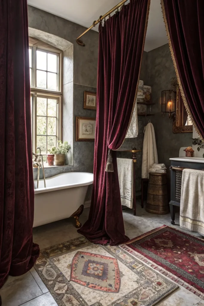 Clawfoot Chic: 14 Alluring Moody Vintage Bathroom Ideas 11 cf 10 1