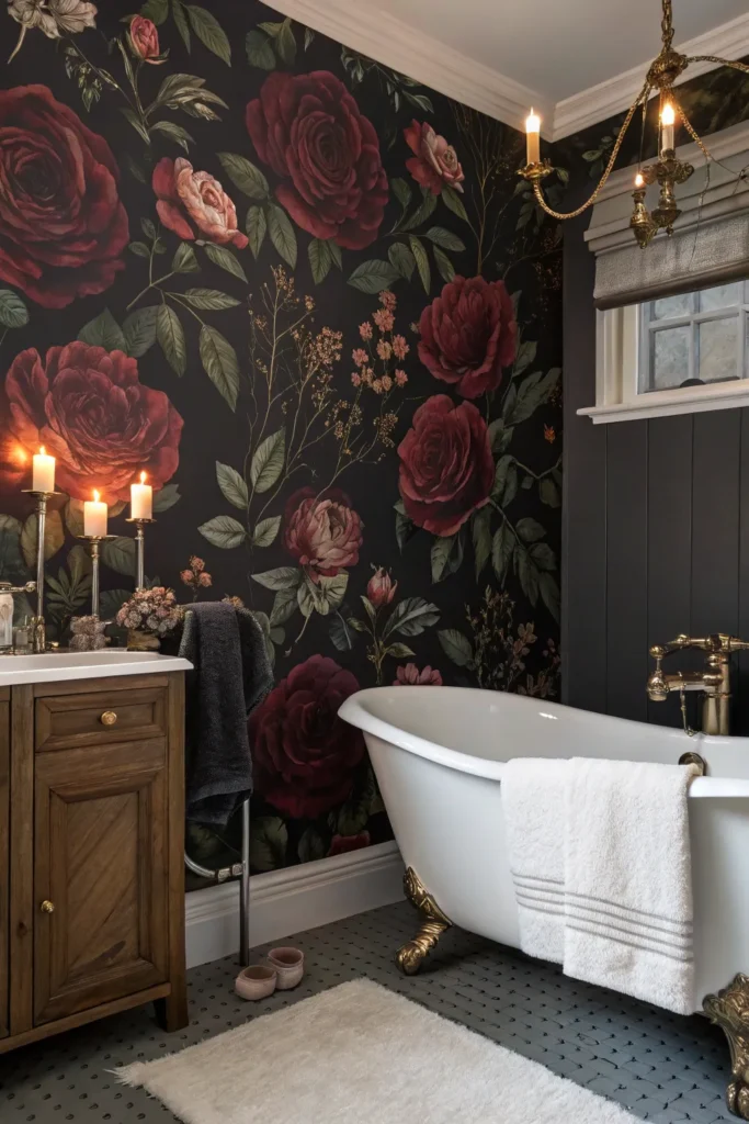 Clawfoot Chic: 14 Alluring Moody Vintage Bathroom Ideas 5 cf 4 1