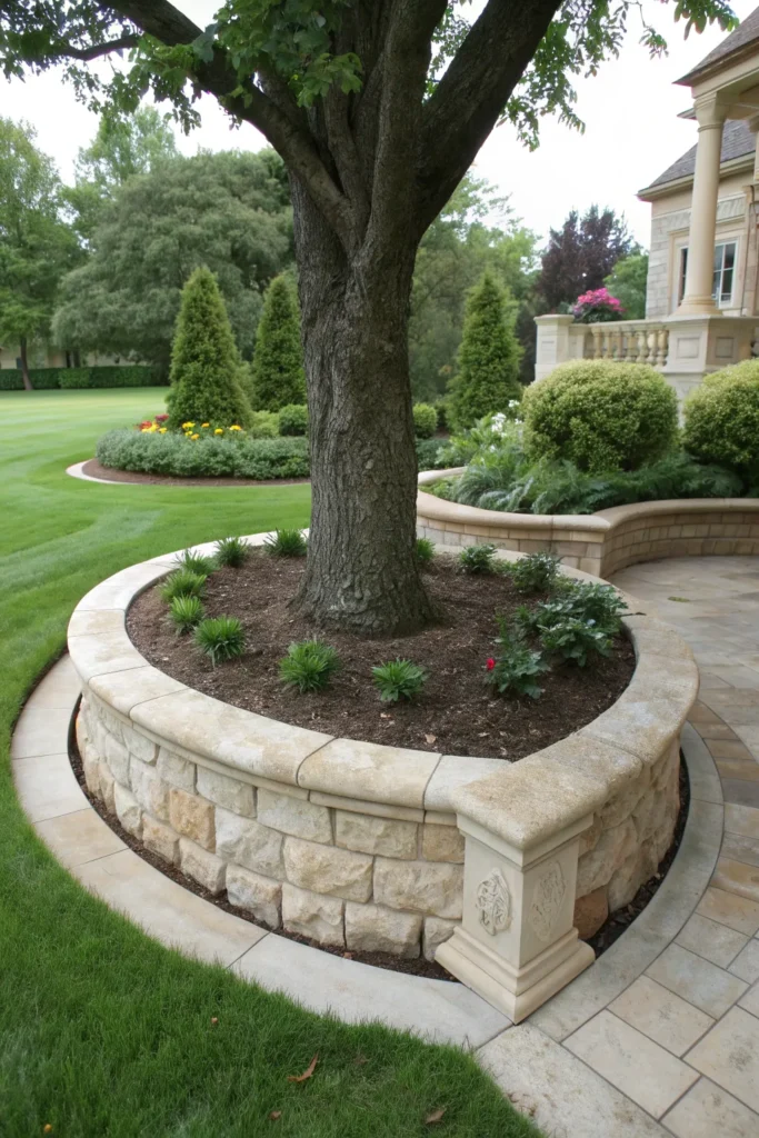 14 Beautiful Ways to Landscape Around Trees and Wow Your Neighbors 2 cs 1