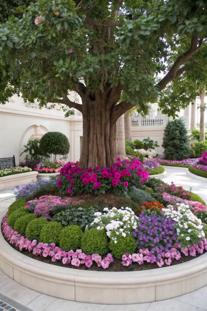 14 Beautiful Ways to Landscape Around Trees and Wow Your Neighbors 3 cs 2