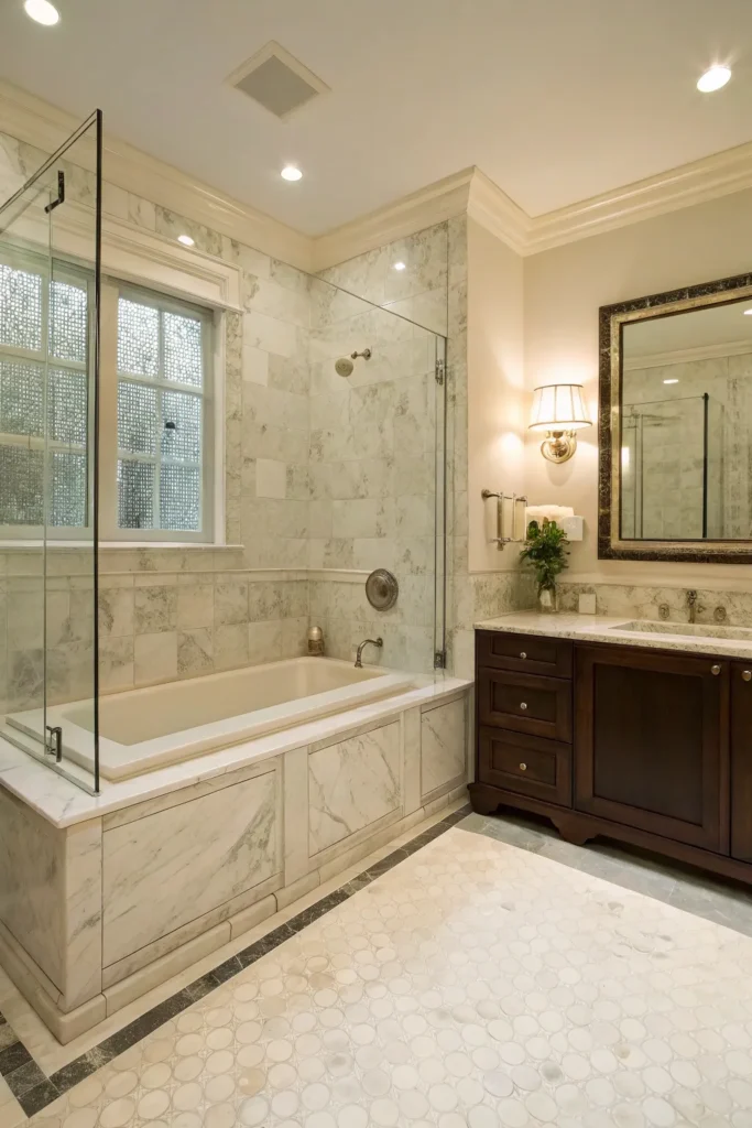 15 Tub and Shower Combo Ideas for Small Bathrooms — Modern & Space-Saving 11 fg 10
