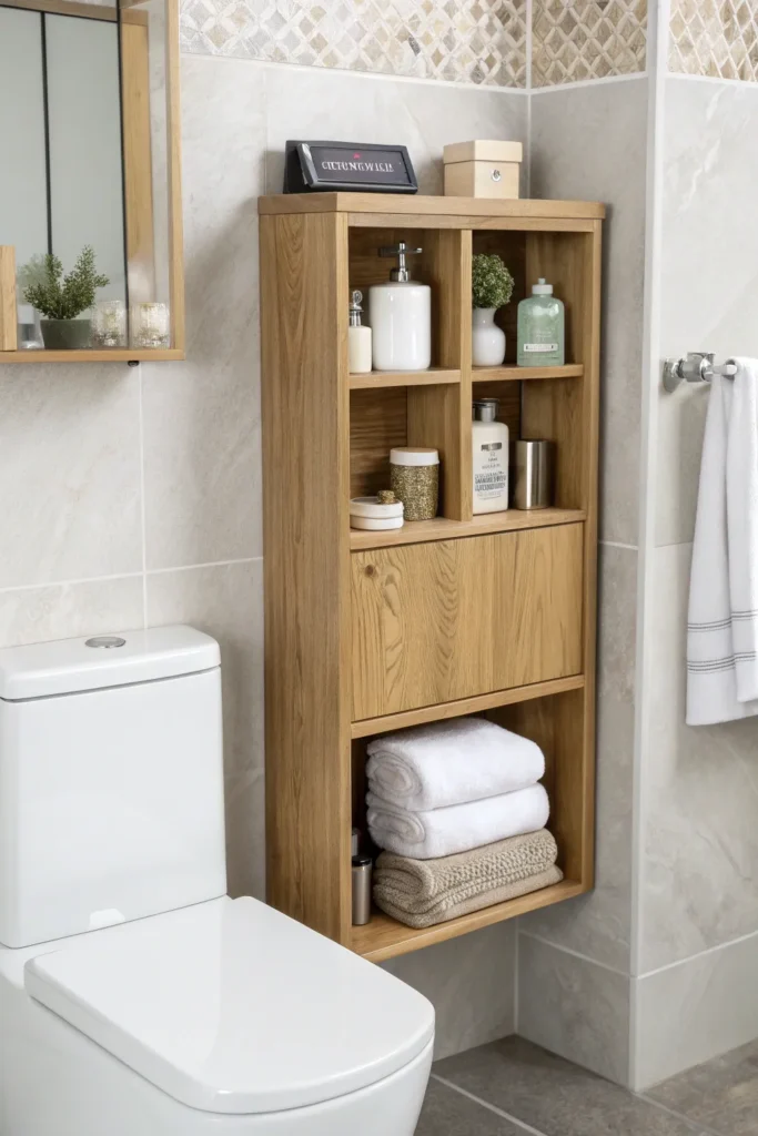 15 Must-Try Over-the-Toilet Decor Ideas to Refresh Your Bathroom 14 fg 13 1