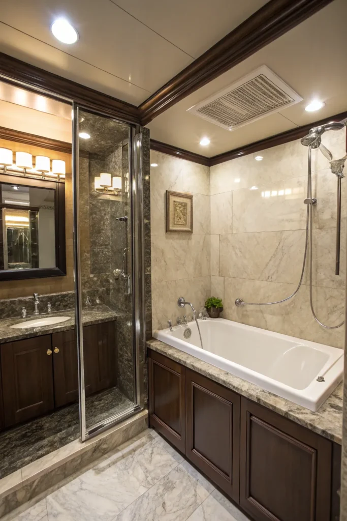 15 Tub and Shower Combo Ideas for Small Bathrooms — Modern & Space-Saving 14 fg 13