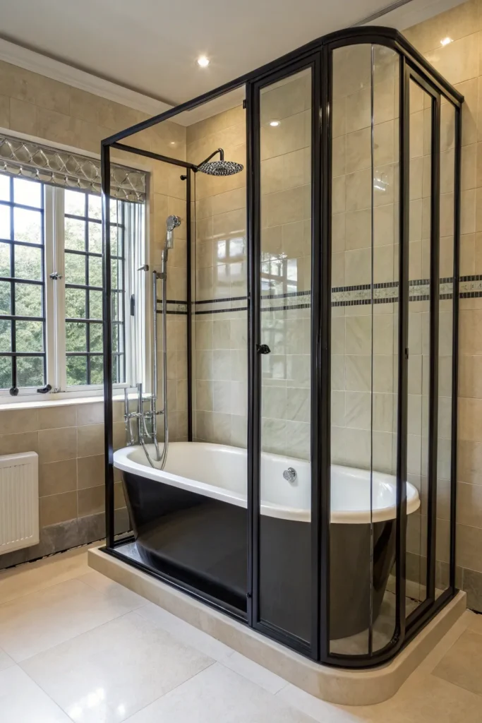 15 Tub and Shower Combo Ideas for Small Bathrooms — Modern & Space-Saving 9 fg 8