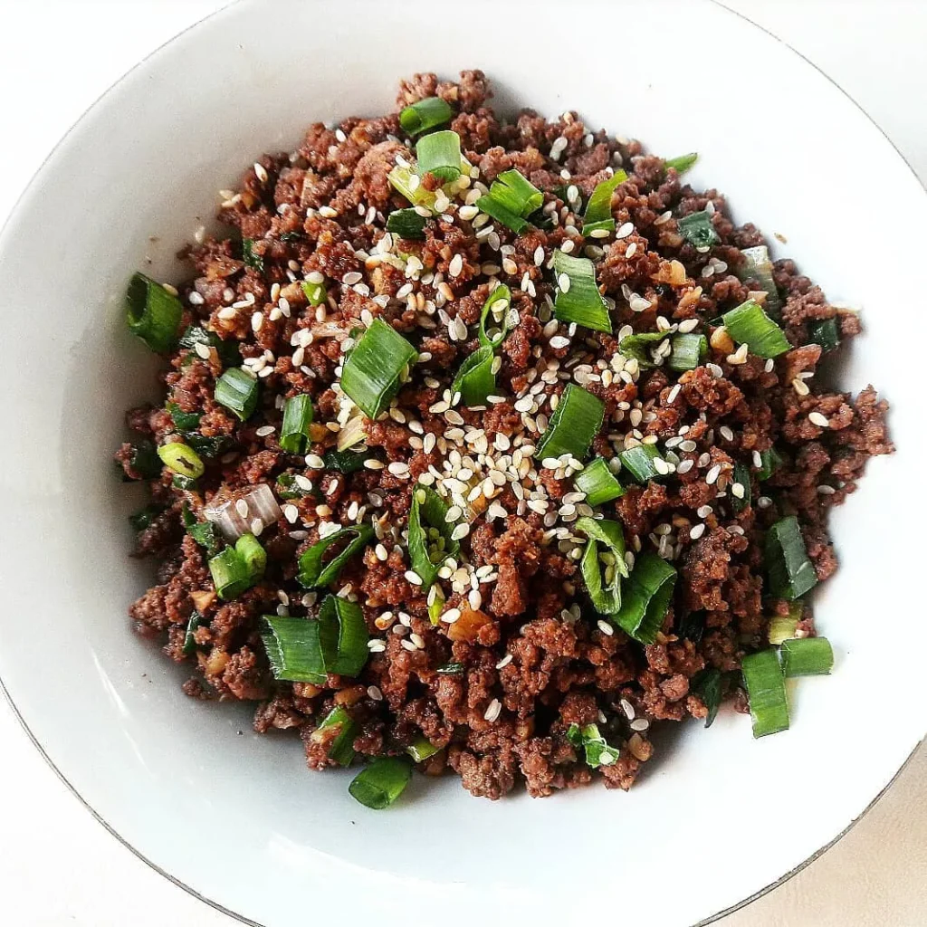 Tasty Spicy Keto Korean Ground Beef 2 keep 4 1