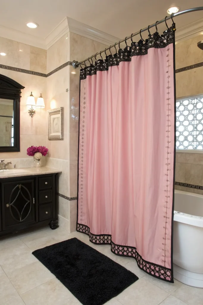 20 Stylish Pink and Black Bathroom Ideas 19 sp 18