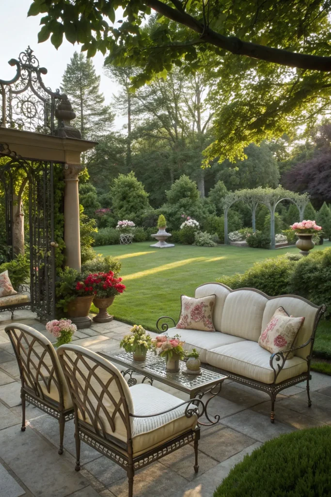 14 Lush Outdoor Living Rooms Surrounded by Greenery 15 to 14