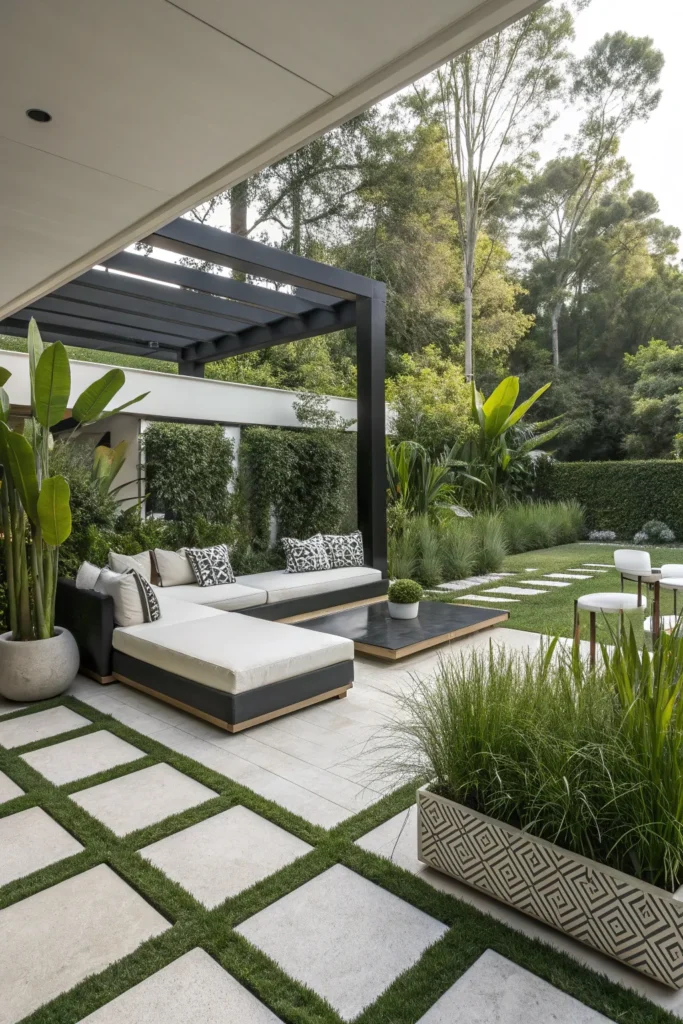 14 Lush Outdoor Living Rooms Surrounded by Greenery 4 to 3