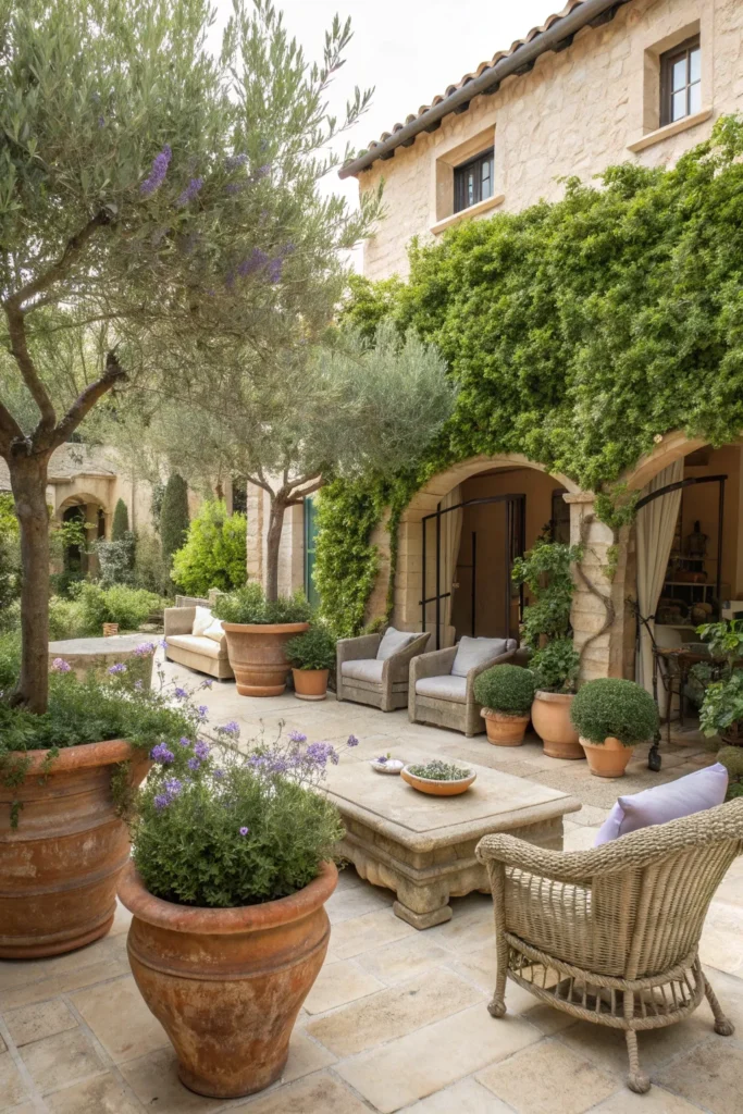 14 Lush Outdoor Living Rooms Surrounded by Greenery 7 to 6