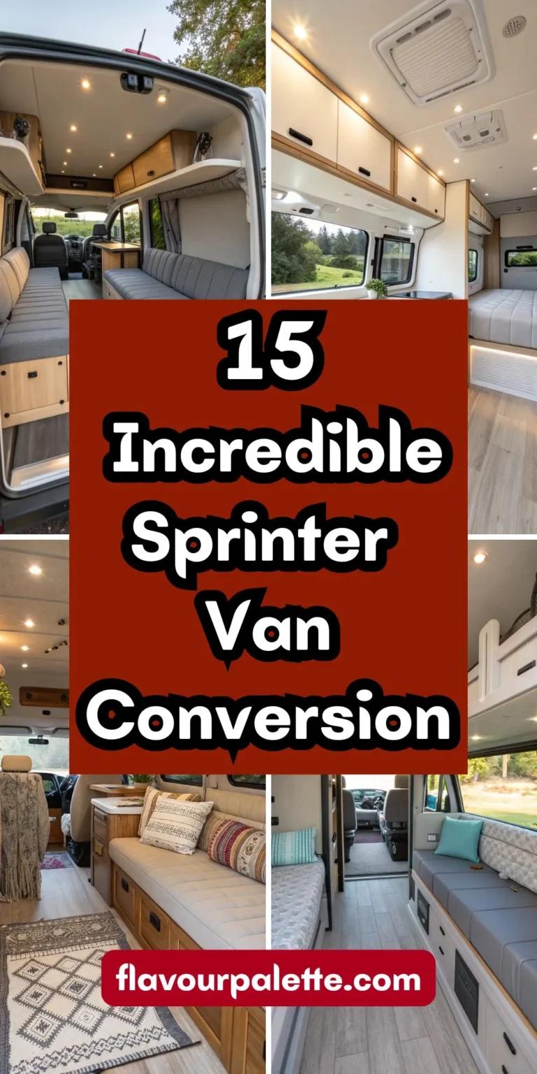 15 Incredible Sprinter Van Conversions: Inspiration for Your Mobile Dream Home